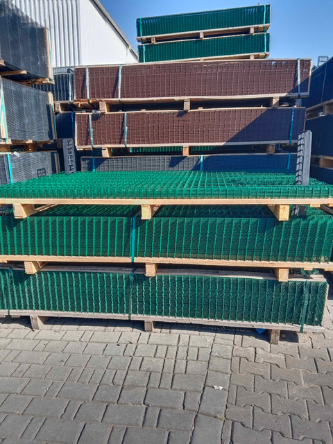Color verde Ral6005/Ral6029 Recubrimiento en polvo de poliéster para valla
