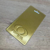 Recubrimiento en polvo de poliéster dorado metálico/dorado liso para decoración de metales