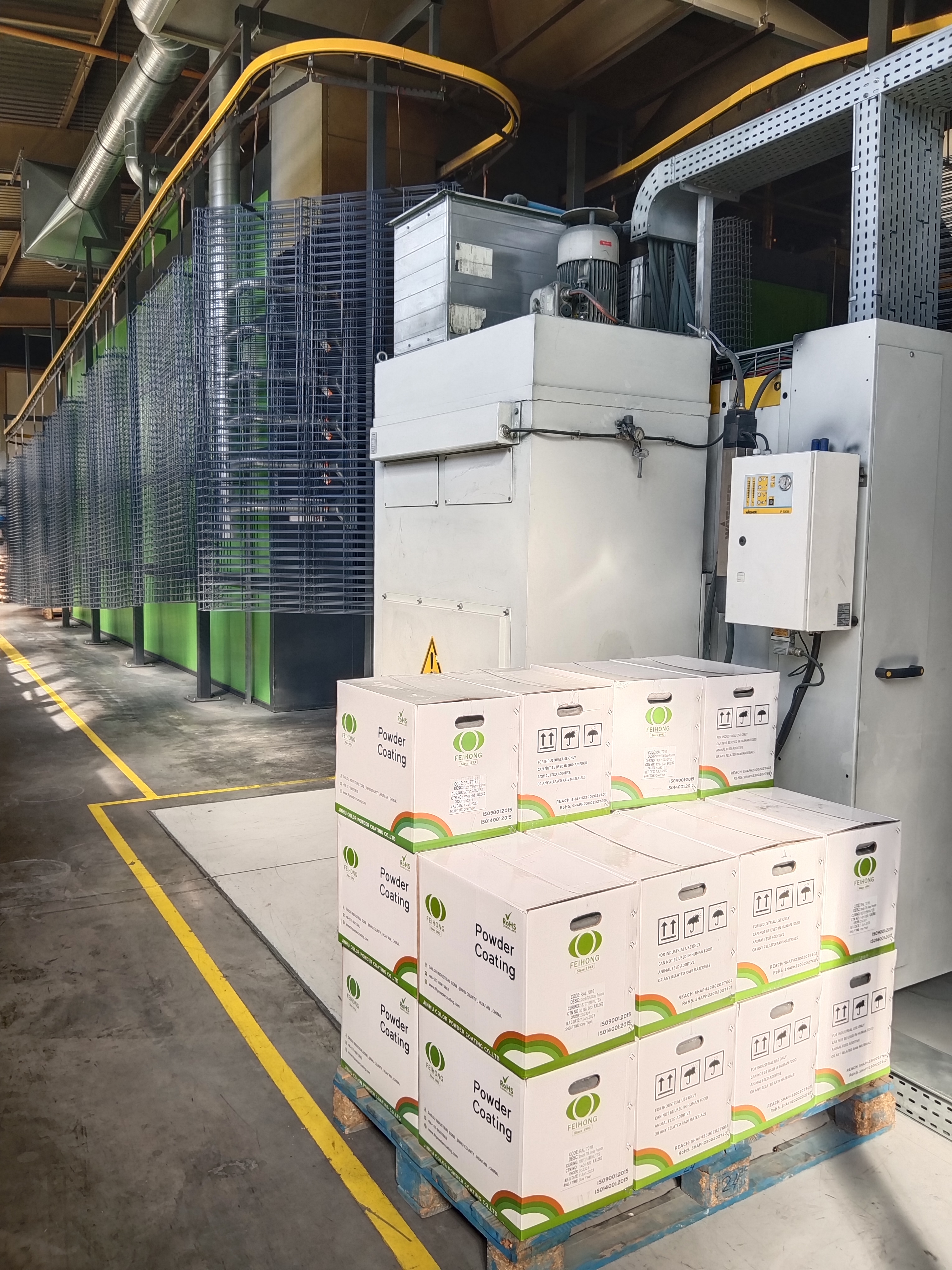 Visitando a nuestro cliente polaco y su planta de fabricación de vallas