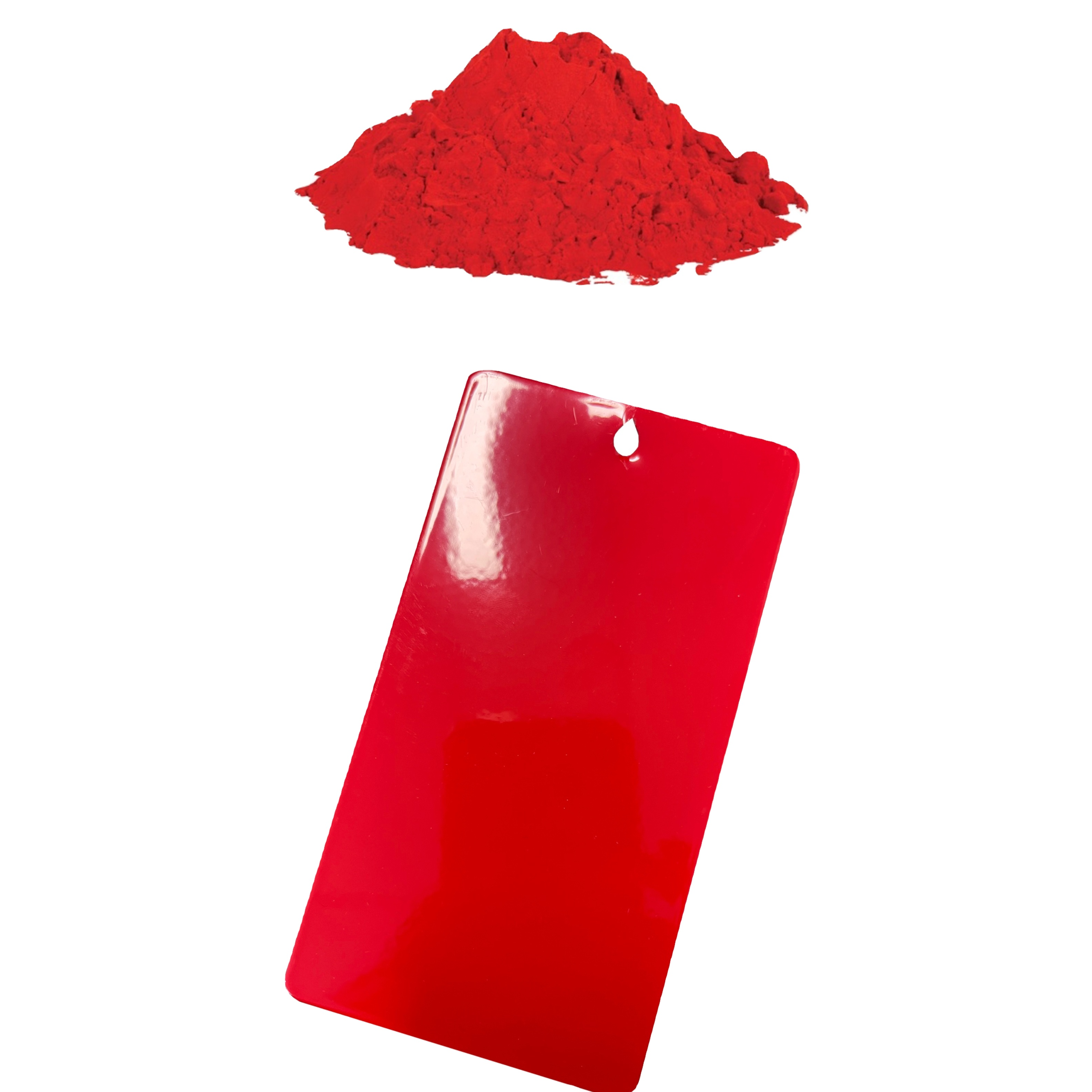 Ral3020/3000 Recubrimiento en polvo de poliéster de color rojo liso brillante para extintor de incendios