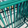 Recubrimiento en polvo de poliéster de color verde Ral6029/Ral6018 para cercas de carreteras
