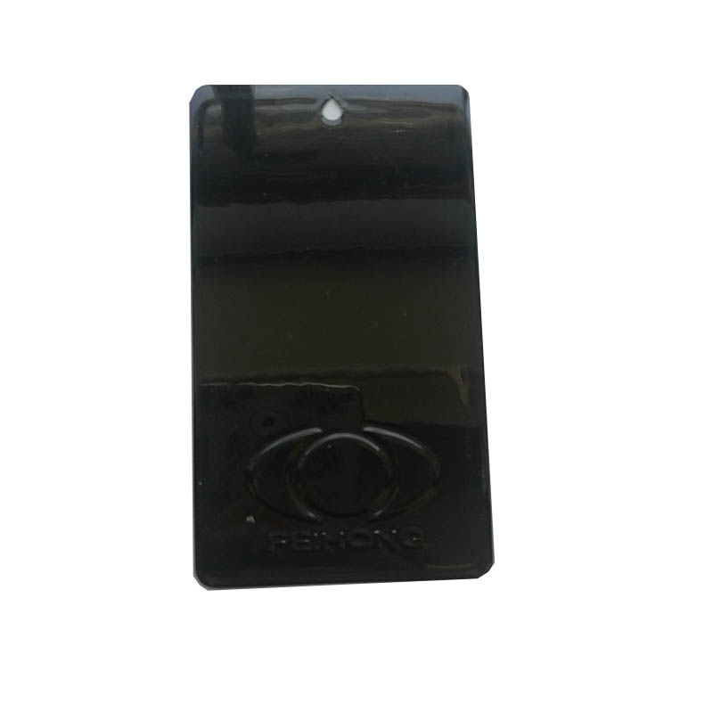 Pintura de recubrimiento en polvo brillante liso de color negro RAL 9005 híbrido de poliéster epoxi