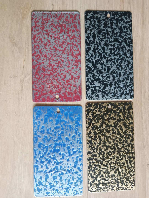 Recubrimiento en polvo de textura de tono de martillo grande negro de cobre antiguo de poliéster