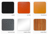 Ral9005 Negro Mate Tgic pintura en polvo de poliéster libre para muebles de exterior