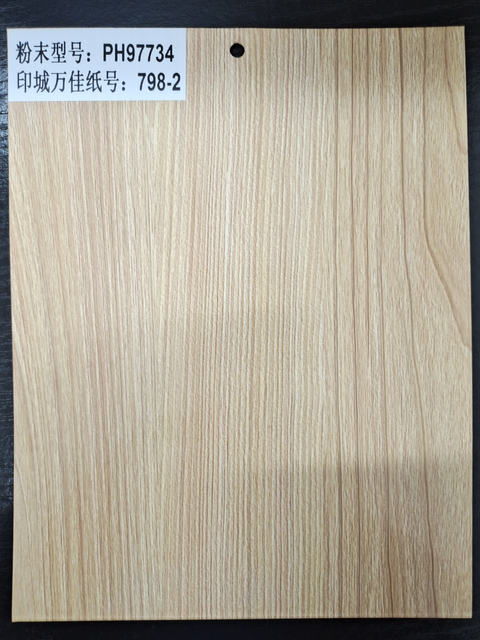 Recubrimiento en polvo de transferencia de calor por sublimación con efecto de grano de madera para puertas de metal y ventanas de aluminio