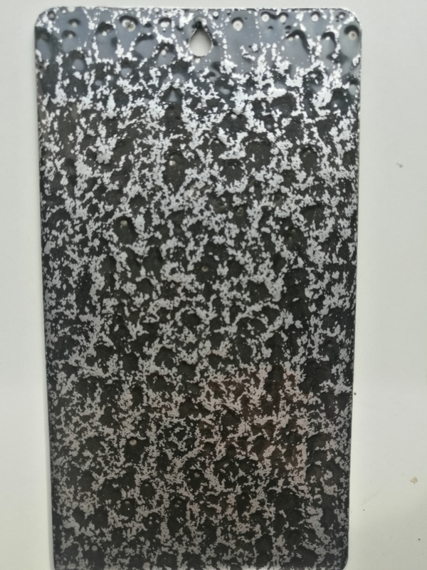 Pintura de recubrimiento en polvo de tono de martillo de vena de plata antigua con aerosol electrostático