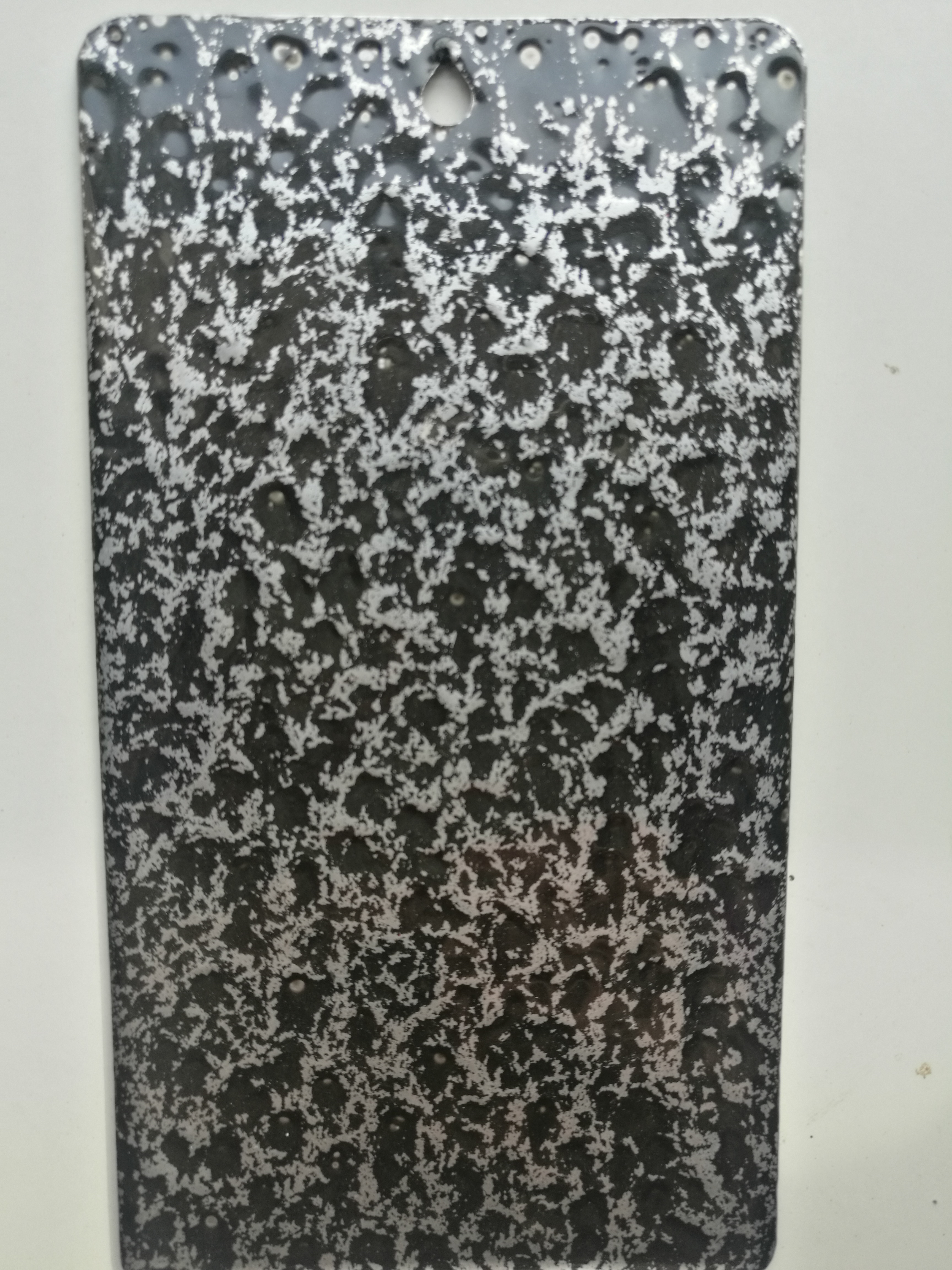 Pintura de recubrimiento en polvo de tono de martillo de vena de plata antigua con aerosol electrostático